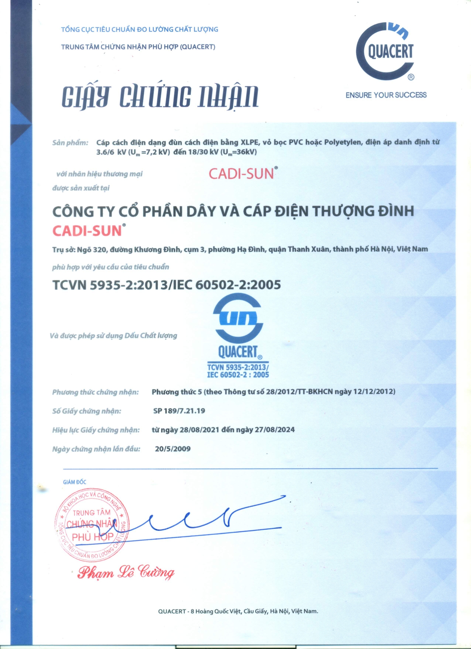 TCVN 5935-1.2013. IEC60502-2